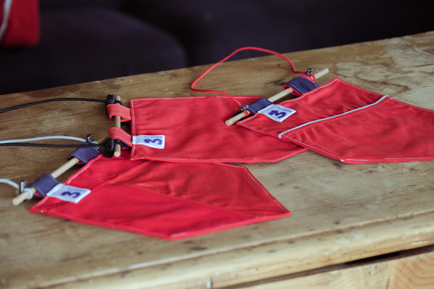 moniteurs de ski français. fanions à médailles remise des médailles. ski et snowboard. jardin d'enfants. upcycling